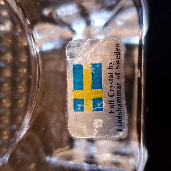 Vintage Crystal picture frame by Lindshammar of Sweden from the 70s - Picture 11 of 11